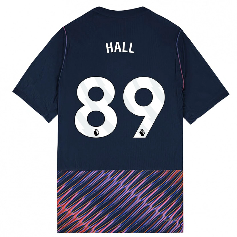 Danxen Kinder Tye Hall #89 Königlich Blau Weiß Auswärtstrikot Trikot 2026/27 T-Shirt