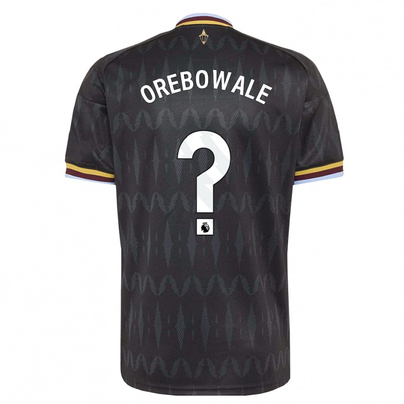 Danxen Kinder Erin Orebowale #0 Kornblumenblau Schwarz Gelb Auswärtstrikot Trikot 2026/27 T-Shirt