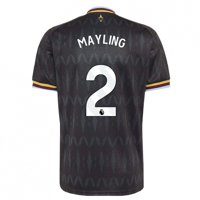 Danxen Kinder Sarah Mayling #2 Kornblumenblau Schwarz Gelb Auswärtstrikot Trikot 2026/27 T-Shirt