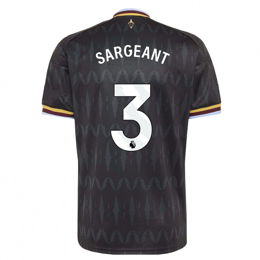 Danxen Kinder Meaghan Sargeant #3 Kornblumenblau Schwarz Gelb Auswärtstrikot Trikot 2026/27 T-Shirt
