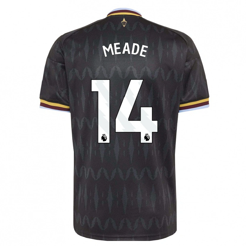 Danxen Kinder Markie Meade #14 Kornblumenblau Schwarz Gelb Auswärtstrikot Trikot 2026/27 T-Shirt