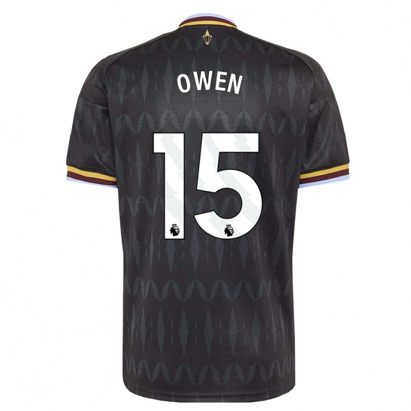 Danxen Kinder Curtis Owen #15 Kornblumenblau Schwarz Gelb Auswärtstrikot Trikot 2026/27 T-Shirt