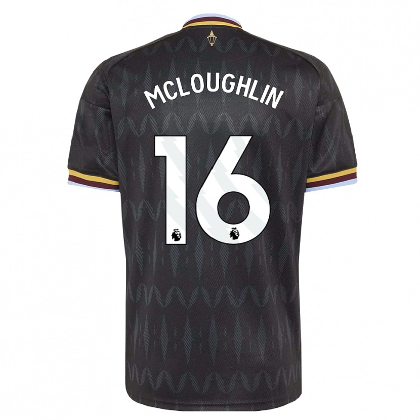 Danxen Kinder Olivia Mcloughlin #16 Kornblumenblau Schwarz Gelb Auswärtstrikot Trikot 2026/27 T-Shirt
