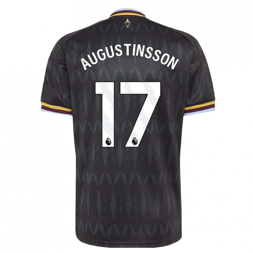 Danxen Kinder Ludwig Augustinsson #17 Kornblumenblau Schwarz Gelb Auswärtstrikot Trikot 2026/27 T-Shirt