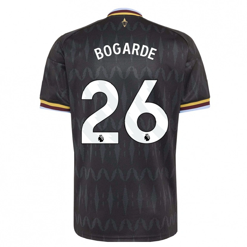 Danxen Kinder Lamare Bogarde #26 Kornblumenblau Schwarz Gelb Auswärtstrikot Trikot 2026/27 T-Shirt