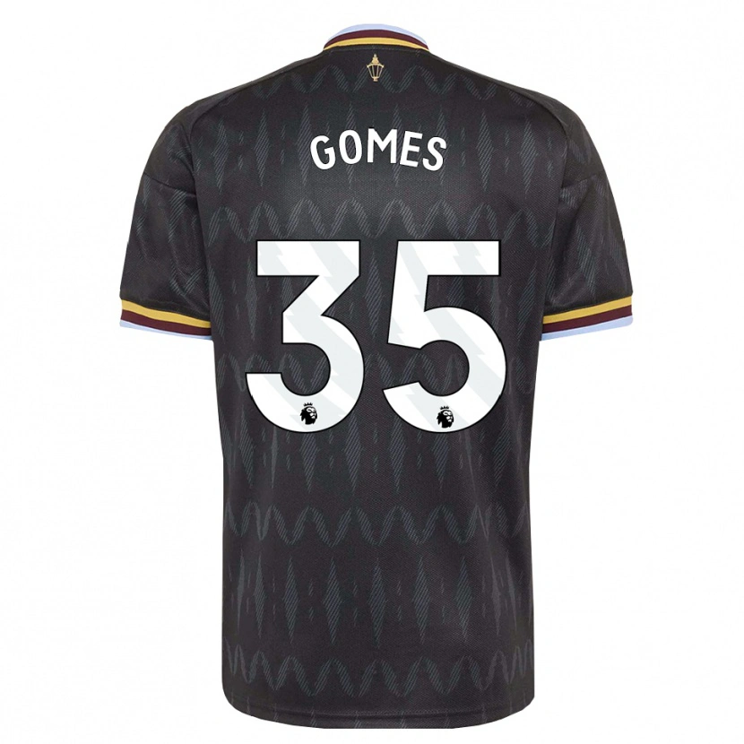 Danxen Kinder João Gomes #35 Kornblumenblau Schwarz Gelb Auswärtstrikot Trikot 2026/27 T-Shirt