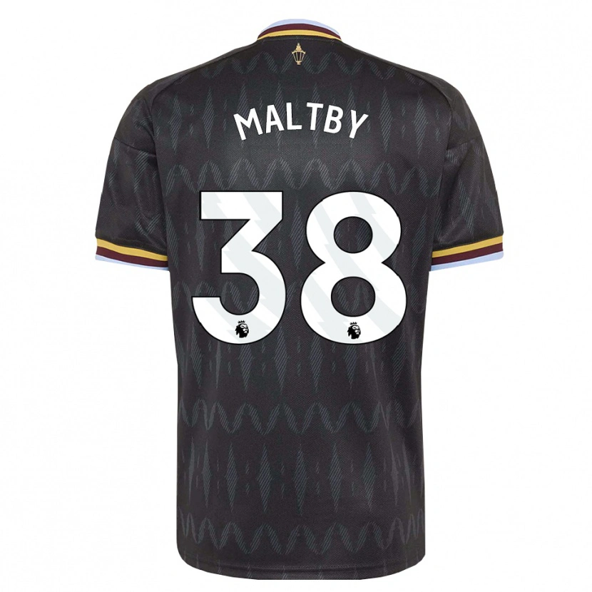 Danxen Kinder Rachel Maltby #38 Kornblumenblau Schwarz Gelb Auswärtstrikot Trikot 2026/27 T-Shirt