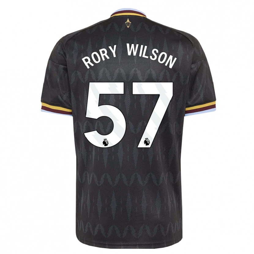 Danxen Kinder Rory Wilson #57 Kornblumenblau Schwarz Gelb Auswärtstrikot Trikot 2026/27 T-Shirt