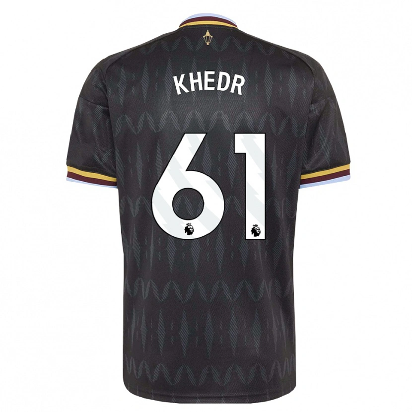 Danxen Kinder Omar Khedr #61 Kornblumenblau Schwarz Gelb Auswärtstrikot Trikot 2026/27 T-Shirt