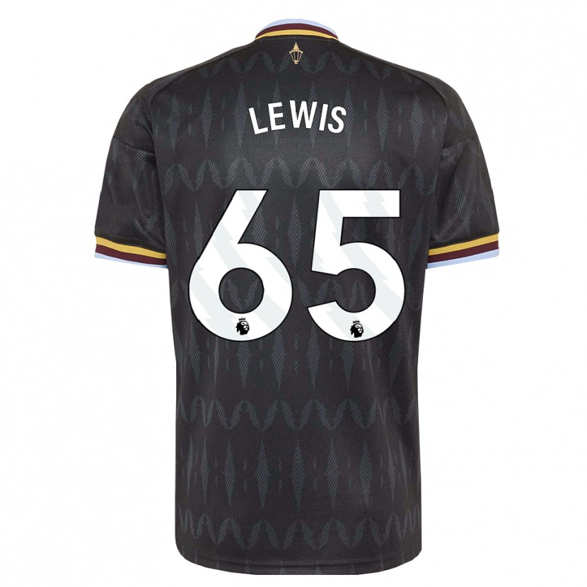 Danxen Kinder Sam Lewis #65 Kornblumenblau Schwarz Gelb Auswärtstrikot Trikot 2026/27 T-Shirt