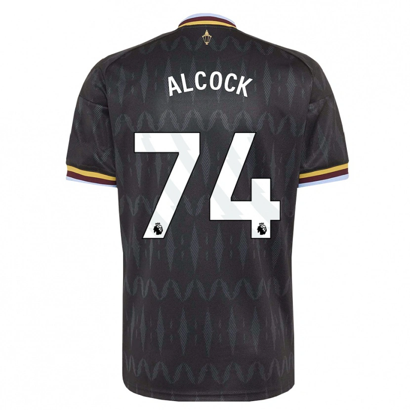 Danxen Kinder Todd Alcock #74 Kornblumenblau Schwarz Gelb Auswärtstrikot Trikot 2026/27 T-Shirt