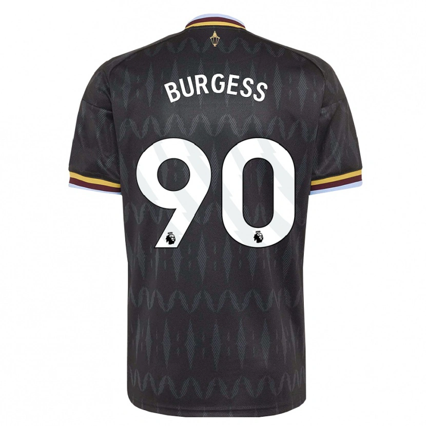 Danxen Kinder Woody Burgess #90 Kornblumenblau Schwarz Gelb Auswärtstrikot Trikot 2026/27 T-Shirt