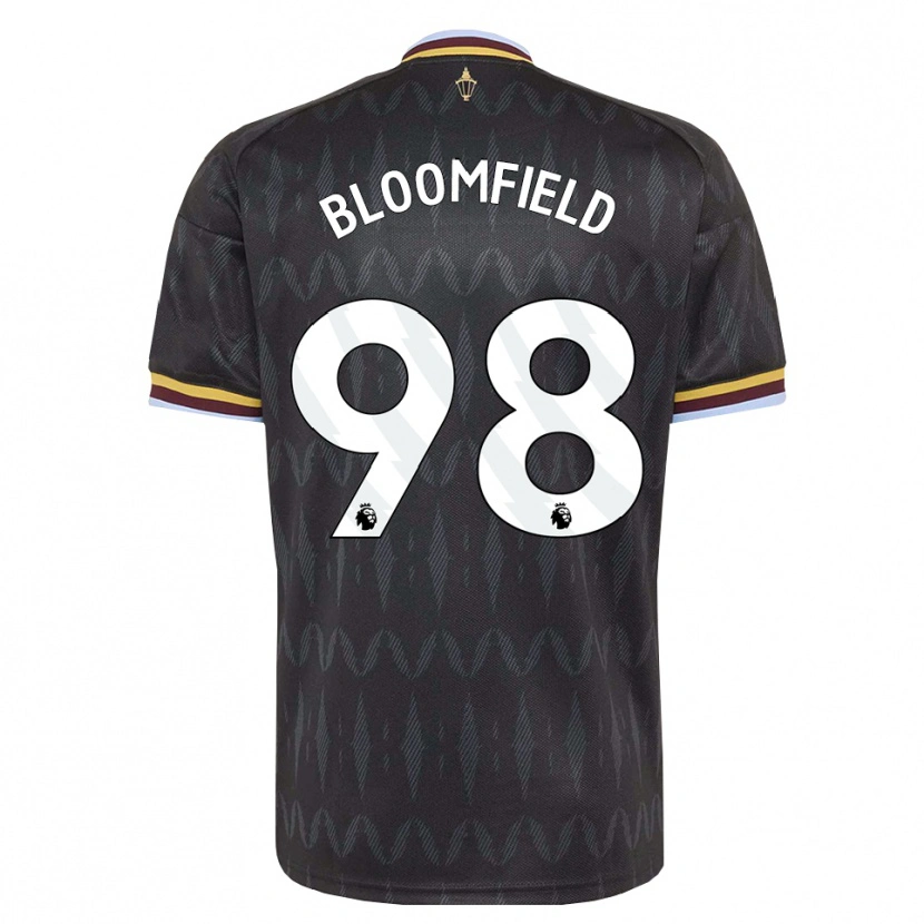 Danxen Kinder Teddie Bloomfield #98 Kornblumenblau Schwarz Gelb Auswärtstrikot Trikot 2026/27 T-Shirt