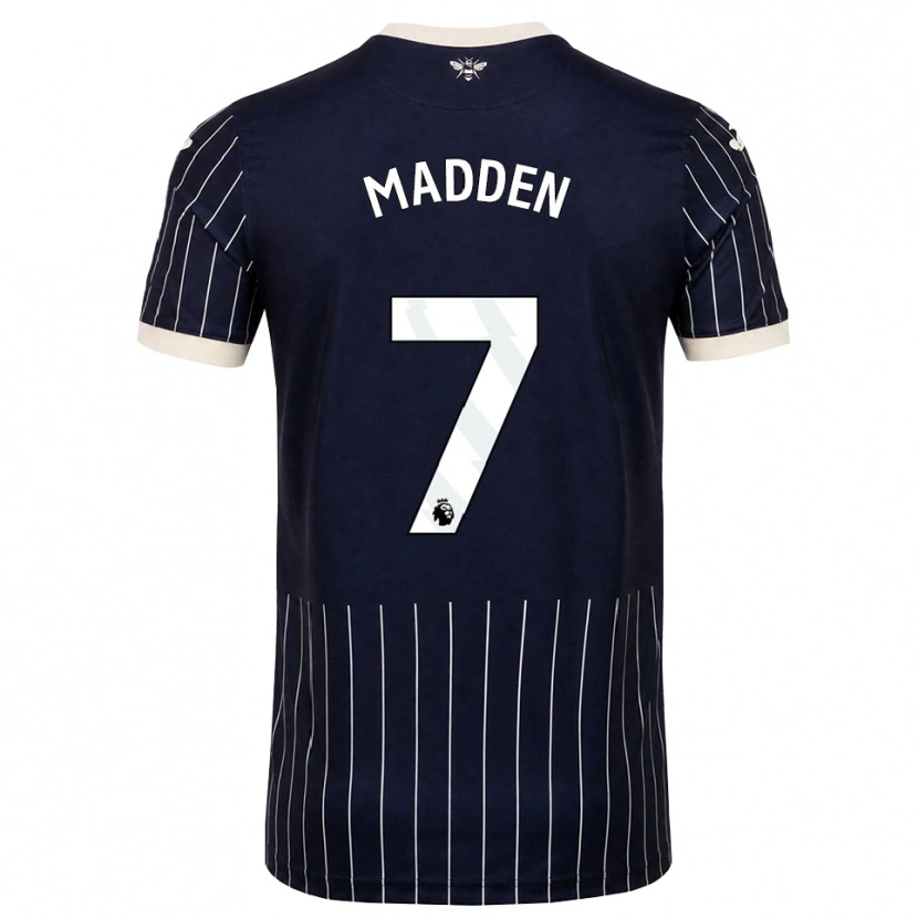 Danxen Kinder Coran Madden #7 Schwarz Weiß Auswärtstrikot Trikot 2026/27 T-Shirt