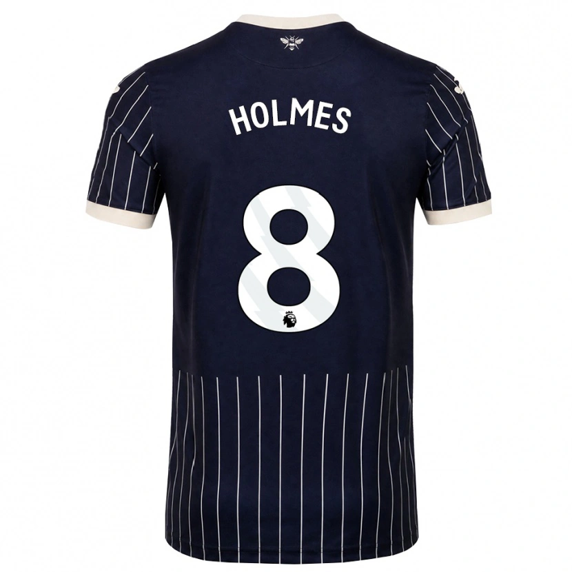 Danxen Kinder Mollie Holmes #8 Schwarz Weiß Auswärtstrikot Trikot 2026/27 T-Shirt