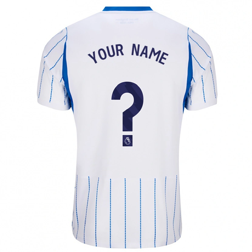 Danxen Kinder Ihren Namen #0 Himmelblau Weiß Auswärtstrikot Trikot 2026/27 T-Shirt