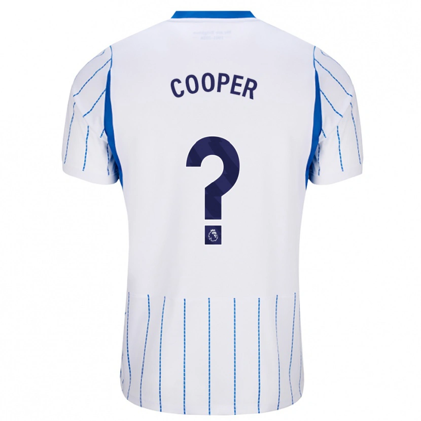 Danxen Kinder Finley Cooper #0 Himmelblau Weiß Auswärtstrikot Trikot 2026/27 T-Shirt