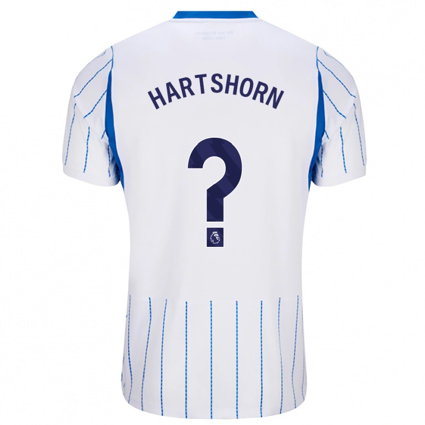 Danxen Kinder Louie Hartshorn #0 Himmelblau Weiß Auswärtstrikot Trikot 2026/27 T-Shirt