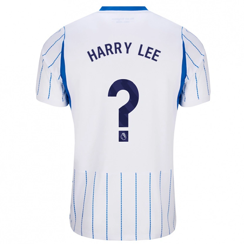 Danxen Kinder Harry Lee #0 Himmelblau Weiß Auswärtstrikot Trikot 2026/27 T-Shirt