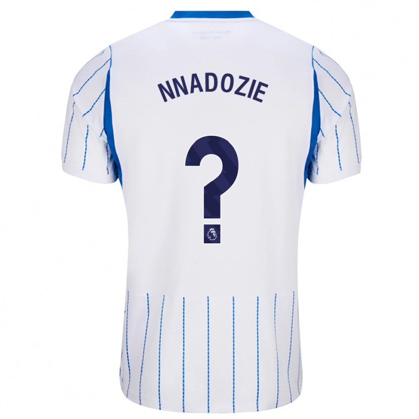 Danxen Kinder Chiamaka Nnadozie #0 Himmelblau Weiß Auswärtstrikot Trikot 2026/27 T-Shirt