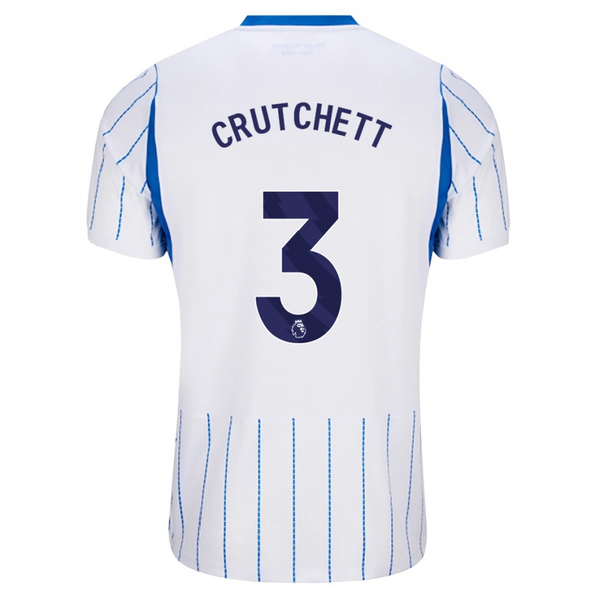 Danxen Kinder Liam Crutchett #3 Himmelblau Weiß Auswärtstrikot Trikot 2026/27 T-Shirt