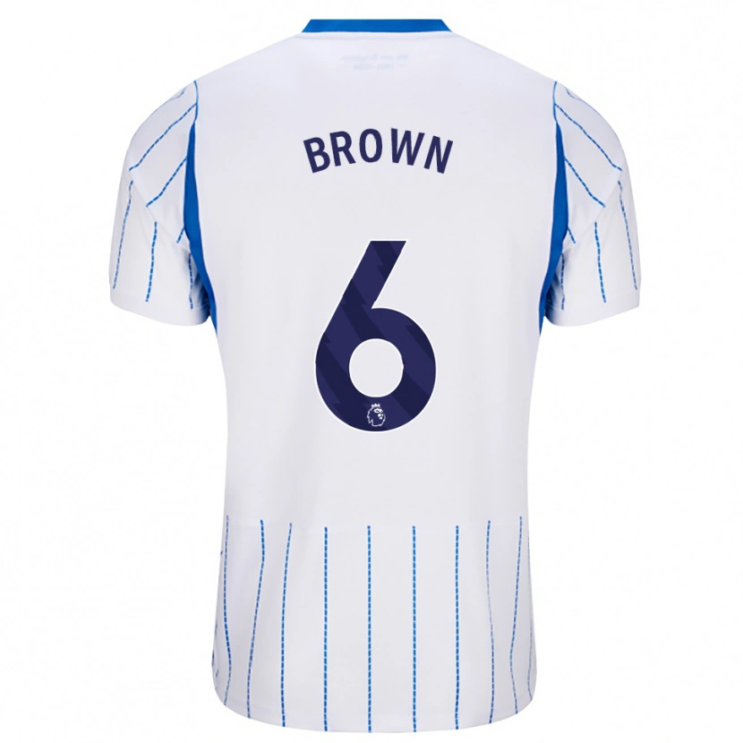 Danxen Kinder Harrison Brown #6 Himmelblau Weiß Auswärtstrikot Trikot 2026/27 T-Shirt