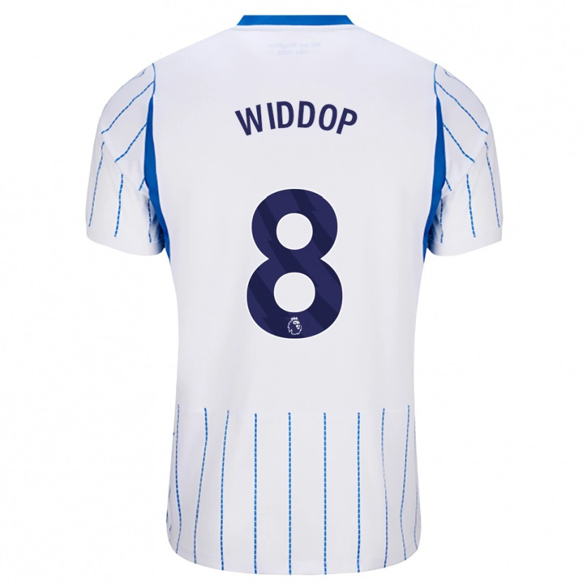 Danxen Kinder Fraser Widdop #8 Himmelblau Weiß Auswärtstrikot Trikot 2026/27 T-Shirt