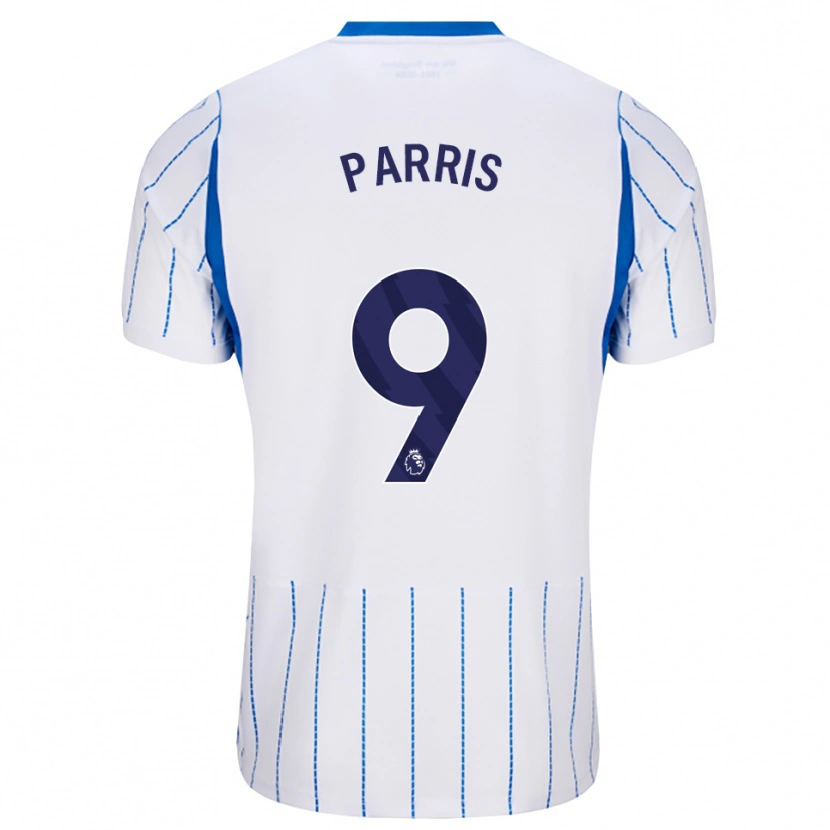 Danxen Kinder Nikita Parris #9 Himmelblau Weiß Auswärtstrikot Trikot 2026/27 T-Shirt