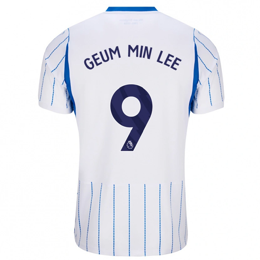 Danxen Kinder Lee Geum-Min #9 Himmelblau Weiß Auswärtstrikot Trikot 2026/27 T-Shirt