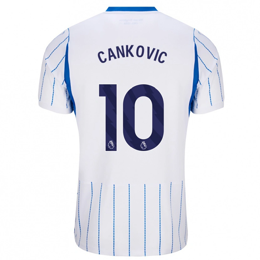 Danxen Kinder Jelena Čanković #10 Himmelblau Weiß Auswärtstrikot Trikot 2026/27 T-Shirt