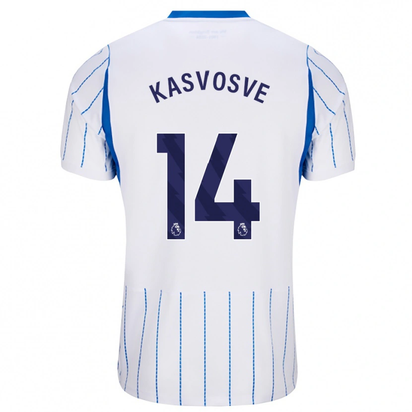 Danxen Kinder Henry Kasvosve #14 Himmelblau Weiß Auswärtstrikot Trikot 2026/27 T-Shirt