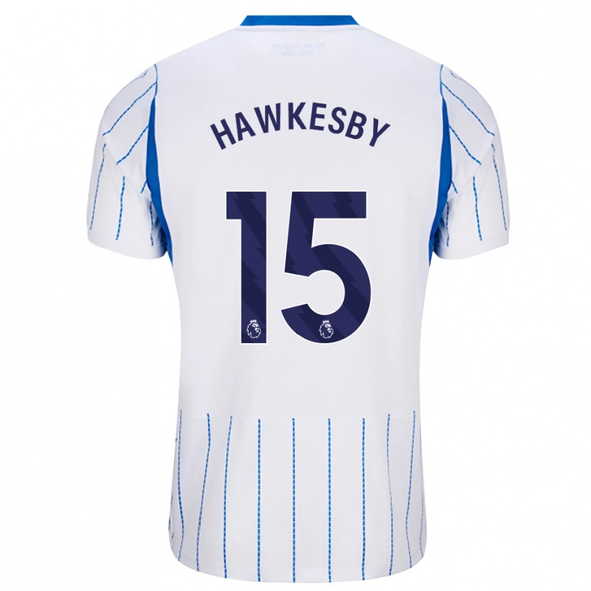Danxen Kinder Mackenzie Hawkesby #15 Himmelblau Weiß Auswärtstrikot Trikot 2026/27 T-Shirt