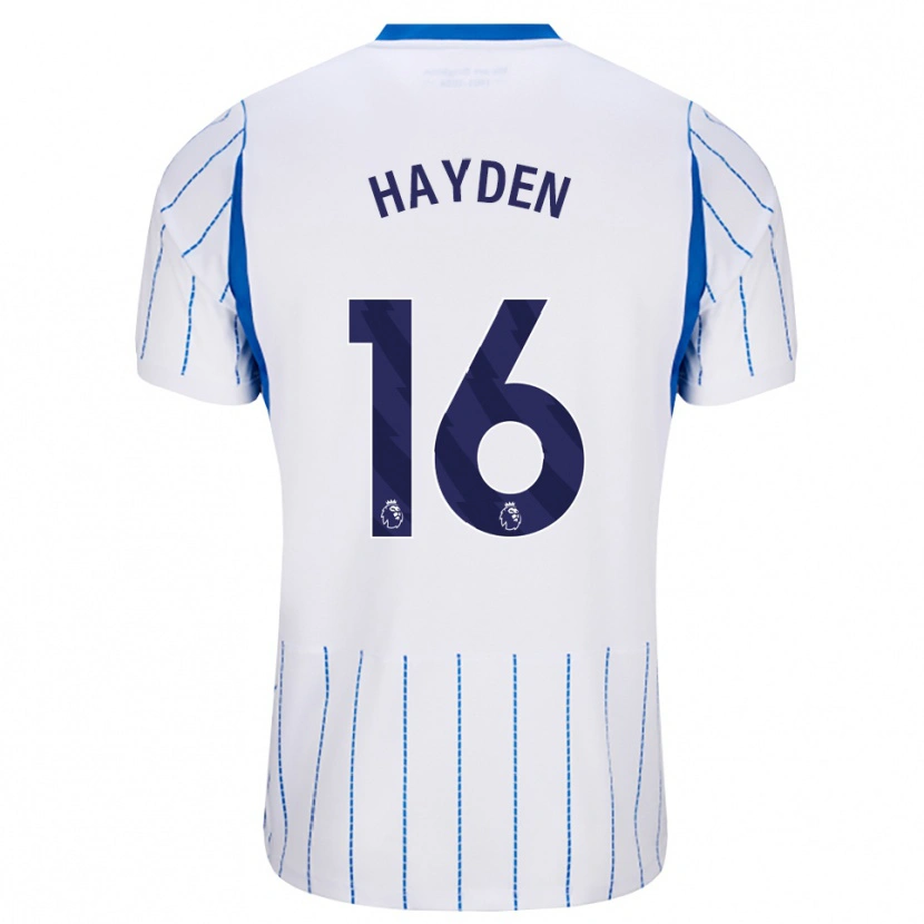 Danxen Kinder Matthew Hayden #16 Himmelblau Weiß Auswärtstrikot Trikot 2026/27 T-Shirt