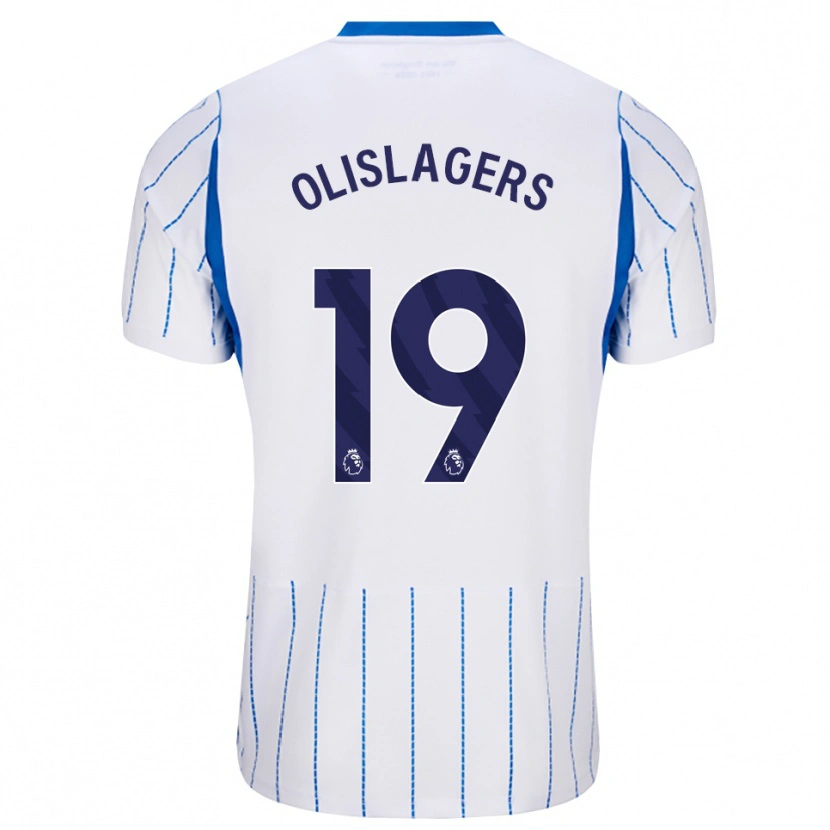 Danxen Kinder Marisa Olislagers #19 Himmelblau Weiß Auswärtstrikot Trikot 2026/27 T-Shirt