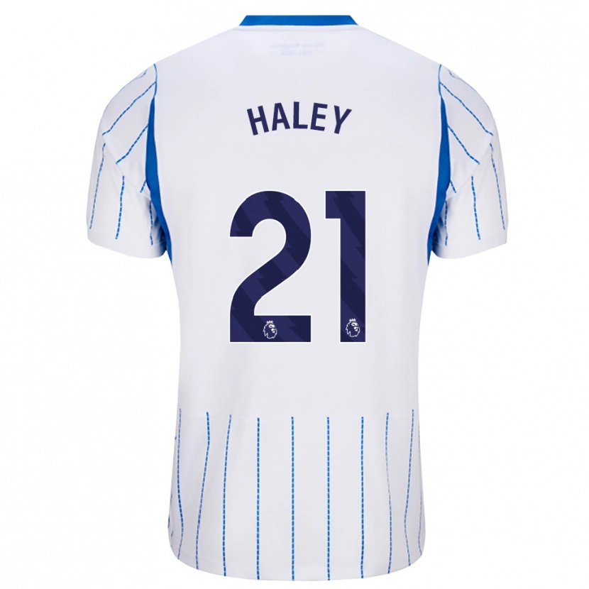 Danxen Kinder Madison Haley #21 Himmelblau Weiß Auswärtstrikot Trikot 2026/27 T-Shirt