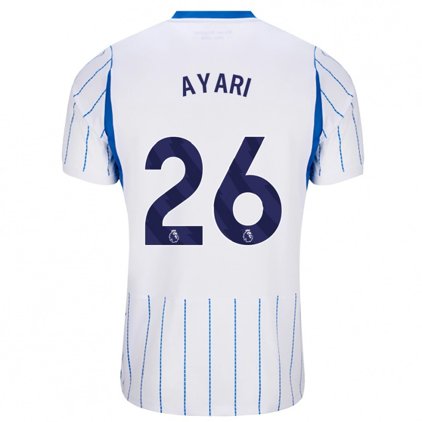Danxen Kinder Yasin Ayari #26 Himmelblau Weiß Auswärtstrikot Trikot 2026/27 T-Shirt