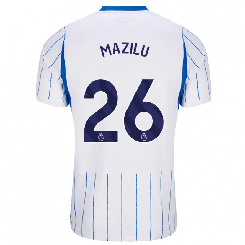 Danxen Kinder Adrian Mazilu #26 Himmelblau Weiß Auswärtstrikot Trikot 2026/27 T-Shirt