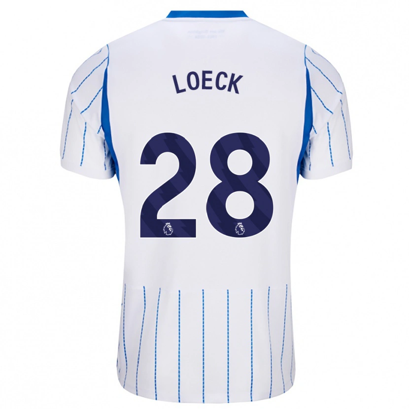 Danxen Kinder Melina Loeck #28 Himmelblau Weiß Auswärtstrikot Trikot 2026/27 T-Shirt