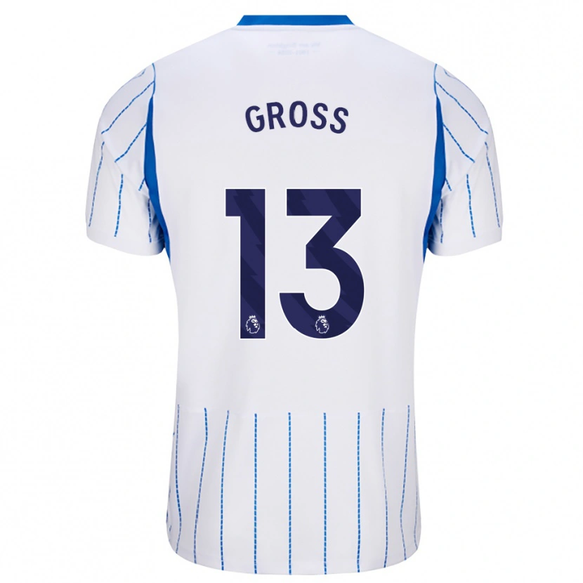 Danxen Kinder Pascal Groß #13 Himmelblau Weiß Auswärtstrikot Trikot 2026/27 T-Shirt