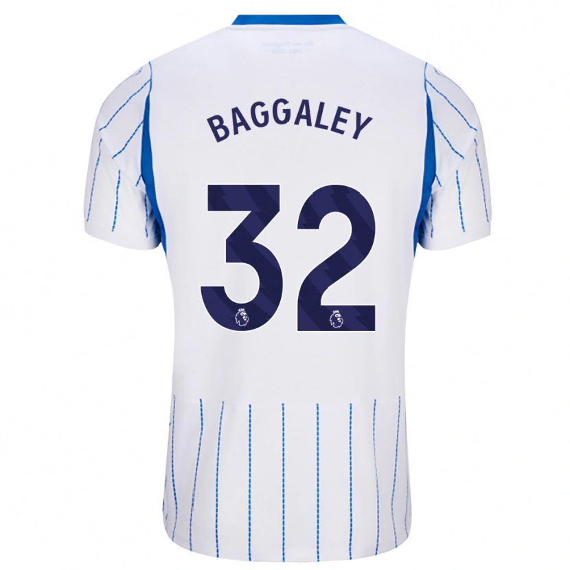 Danxen Kinder Sophie Baggaley #32 Himmelblau Weiß Auswärtstrikot Trikot 2026/27 T-Shirt