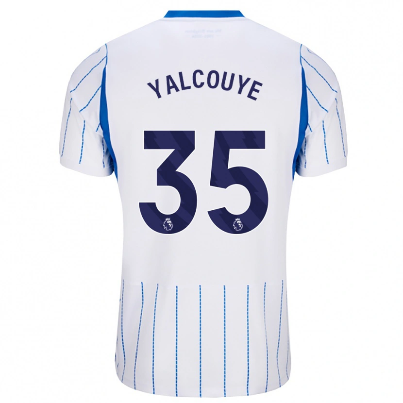 Danxen Kinder Malick Yalcouyé #35 Himmelblau Weiß Auswärtstrikot Trikot 2026/27 T-Shirt