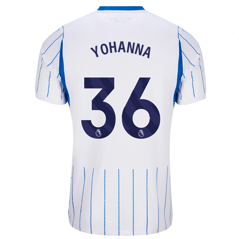 Danxen Kinder Zadok Yohanna #36 Himmelblau Weiß Auswärtstrikot Trikot 2026/27 T-Shirt