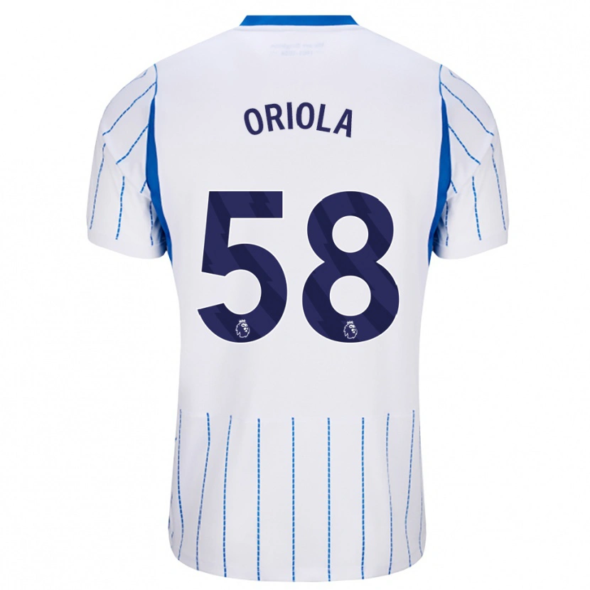 Danxen Kinder Nehemiah Oriola #58 Himmelblau Weiß Auswärtstrikot Trikot 2026/27 T-Shirt