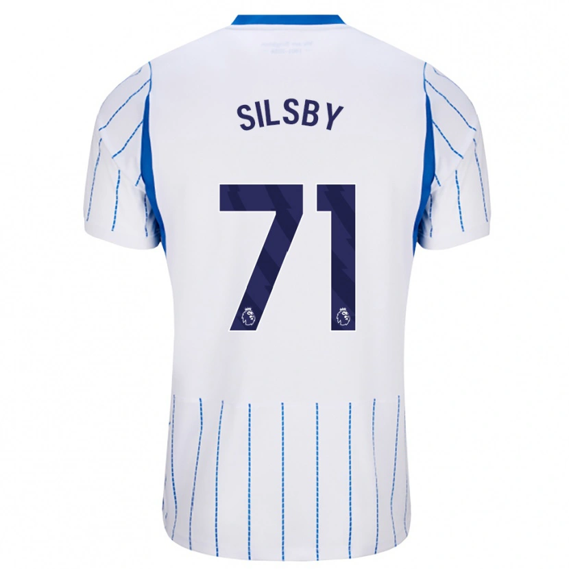 Danxen Kinder Tyler Silsby #71 Himmelblau Weiß Auswärtstrikot Trikot 2026/27 T-Shirt