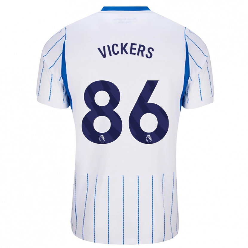 Danxen Kinder Jacob Vickers #86 Himmelblau Weiß Auswärtstrikot Trikot 2026/27 T-Shirt