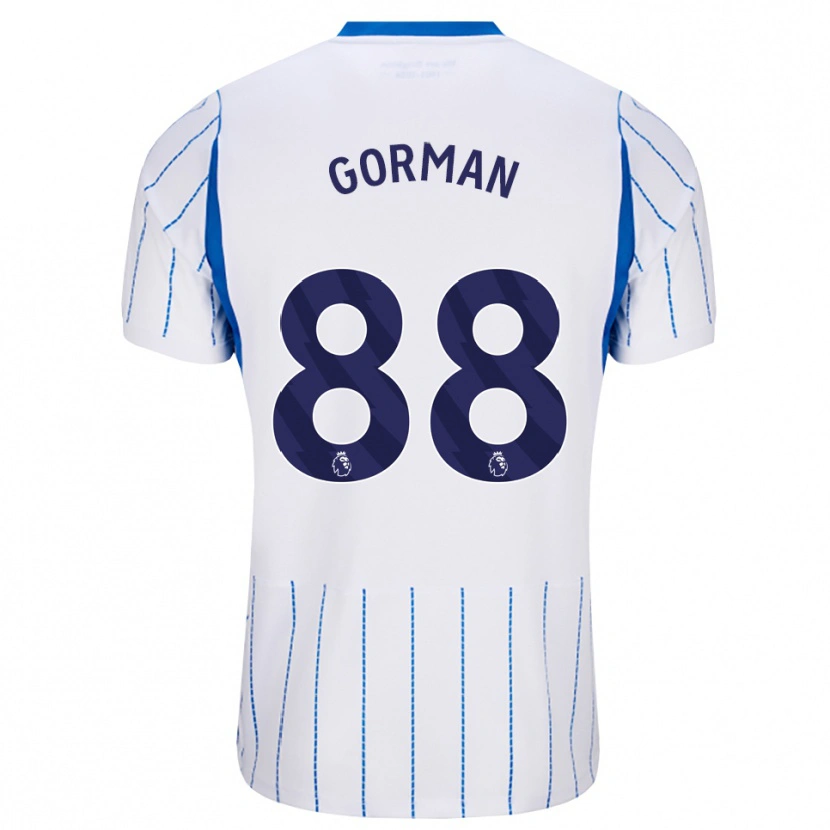 Danxen Kinder Ronnie Gorman #88 Himmelblau Weiß Auswärtstrikot Trikot 2026/27 T-Shirt