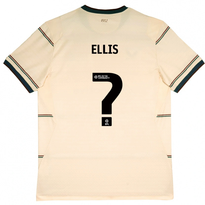 Danxen Kinder Kian Ellis #0 Beige Burgund Auswärtstrikot Trikot 2026/27 T-Shirt