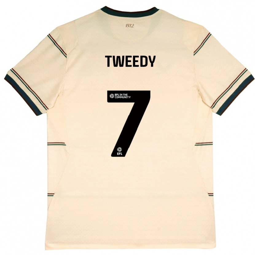 Danxen Kinder Tom Tweedy #7 Beige Burgund Auswärtstrikot Trikot 2026/27 T-Shirt
