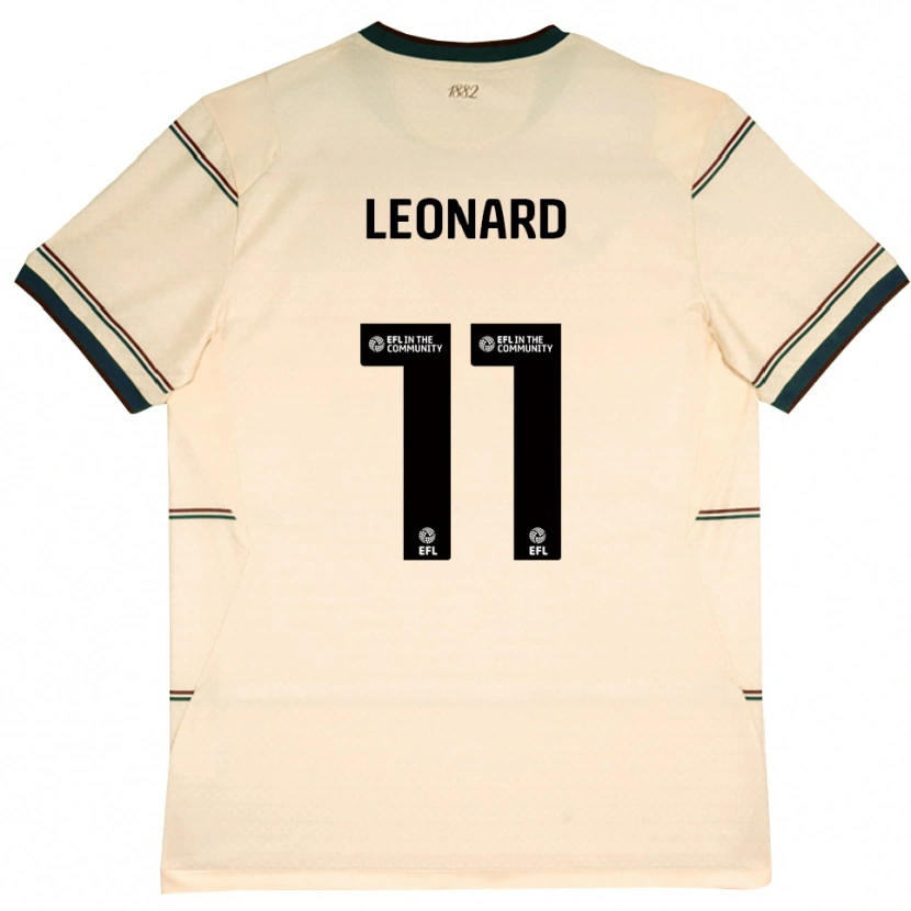Danxen Kinder Tambwe Leonard #11 Beige Burgund Auswärtstrikot Trikot 2026/27 T-Shirt