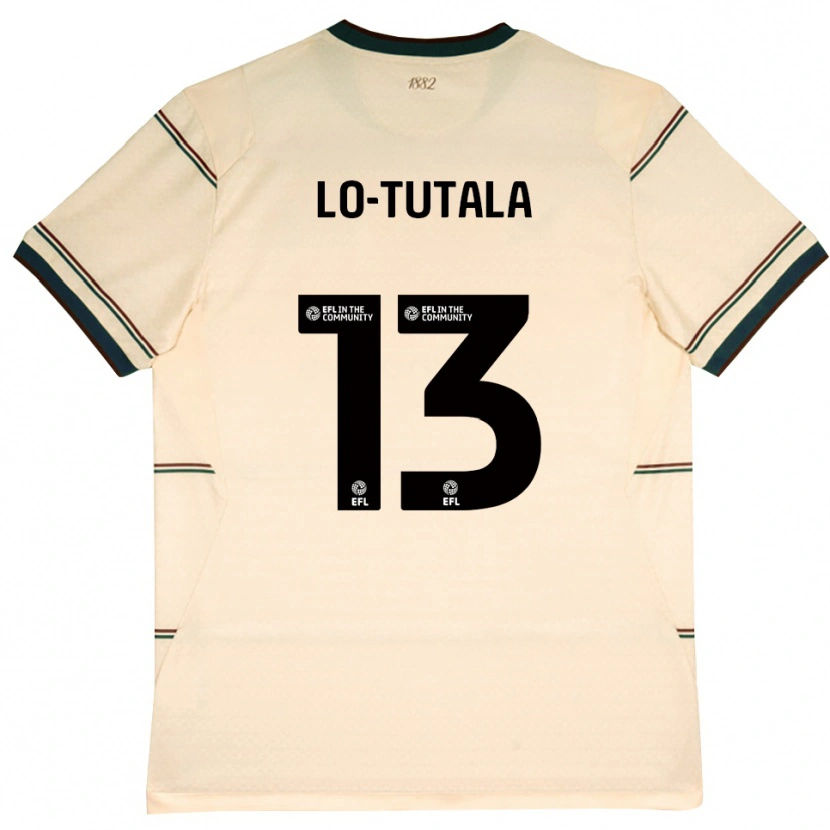 Danxen Kinder Johanan Lo-Tutala #13 Beige Burgund Auswärtstrikot Trikot 2026/27 T-Shirt